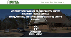 Desktop Screenshot of carnescreekbc.org